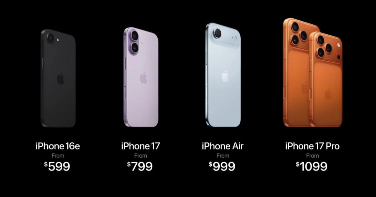 iPhone Air cùng loạt iPhone 17 ra mắt