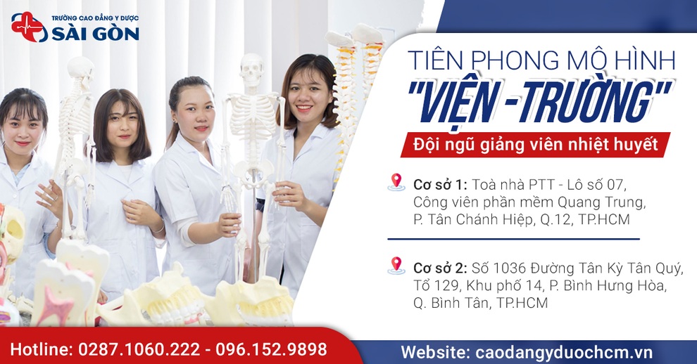 Trường Cao đẳng Y dược Sài Gòn miễn 100% học phí năm 2021 khi nhập học trước 25/8 - 2 Trường Cao đẳng Y dược Sài Gòn miễn 100% học phí năm 2021 khi nhập học trước 25/8 - 2