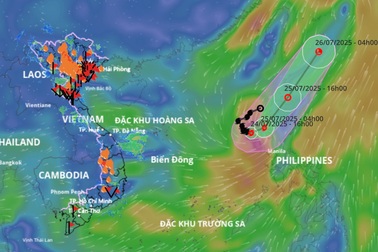 Bão Comay tăng cấp nhưng không ảnh hưởng đến Việt Nam