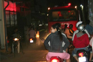 Cháy nhà vì chập điện máy vi tính 