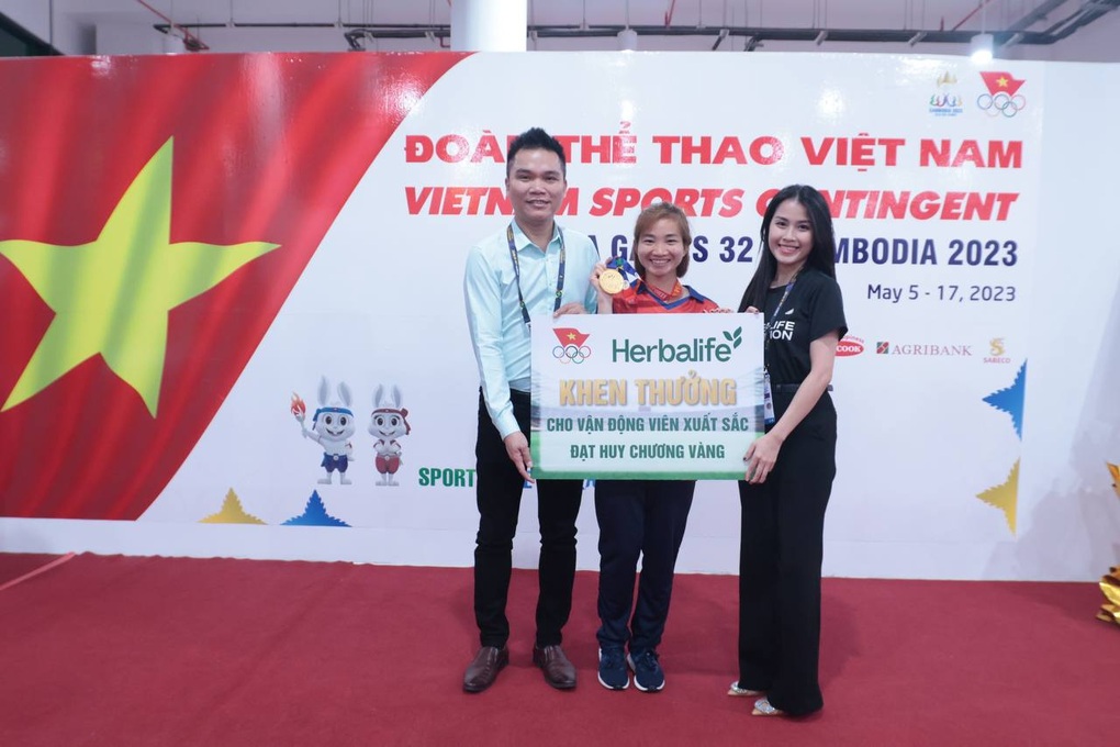 Herbalife Việt Nam thưởng nóng các vận động viên giành HCV tại SEA Games 32 - 3 Herbalife Việt Nam thưởng nóng các vận động viên giành HCV tại SEA Games 32 - 3