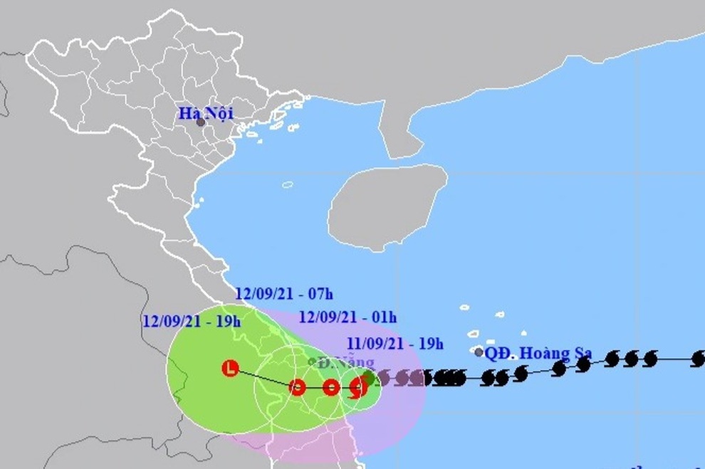 Bão số 5 vào vùng biển Thừa Thiên Huế đến Quảng Ngãi - 1 Bão số 5 vào vùng biển Thừa Thiên Huế đến Quảng Ngãi - 1