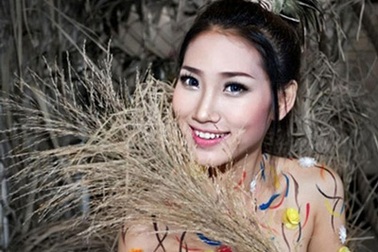 Những "hotgirl" nổi tiếng với nghệ thuật body painting