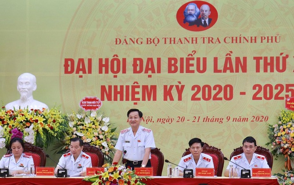 Ông Lê Minh Khái được bầu làm Bí thư Đảng uỷ Thanh tra Chính phủ - 1 Ông Lê Minh Khái được bầu làm Bí thư Đảng uỷ Thanh tra Chính phủ - 1