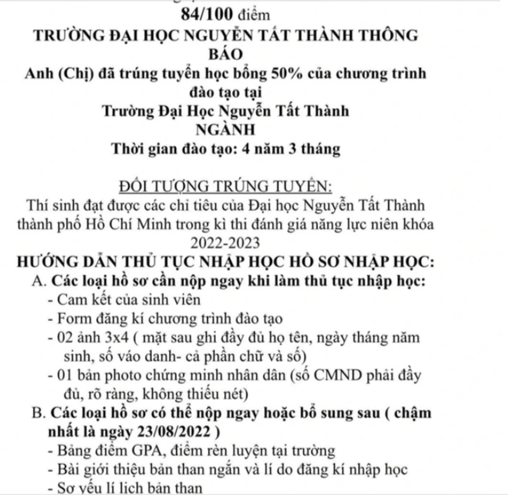 Mạo danh trường, thông báo tân sinh viên đóng học phí gần 87 triệu đồng - 2 Mạo danh trường, thông báo tân sinh viên đóng học phí gần 87 triệu đồng - 2
