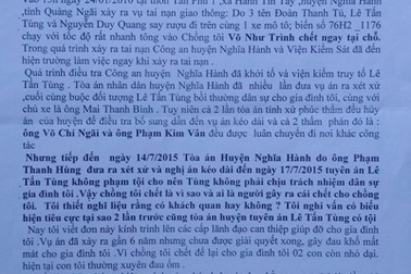 Ba bản án “bất nhất”, cô giáo góa phụ tức tưởi  đi tìm công lý cho chồng