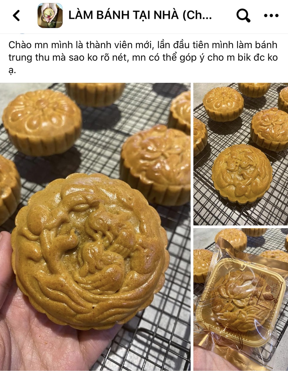 Mùa dịch, đua nhau học làm bánh trung thu và những pha thất bại kinh điển - 3 Mùa dịch, đua nhau học làm bánh trung thu và những pha thất bại kinh điển - 3