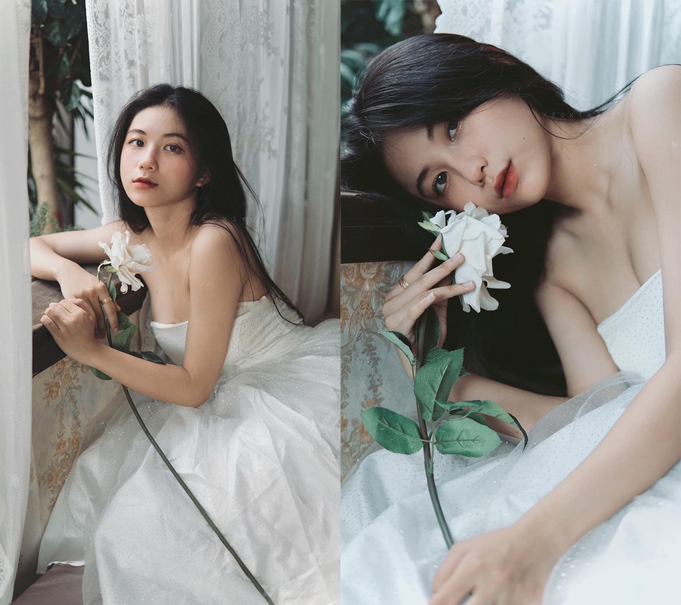 Xao xuyến trước nhan sắc của nàng thơ tóc mây Long An - 3 Xao xuyến trước nhan sắc của nàng thơ tóc mây Long An - 3