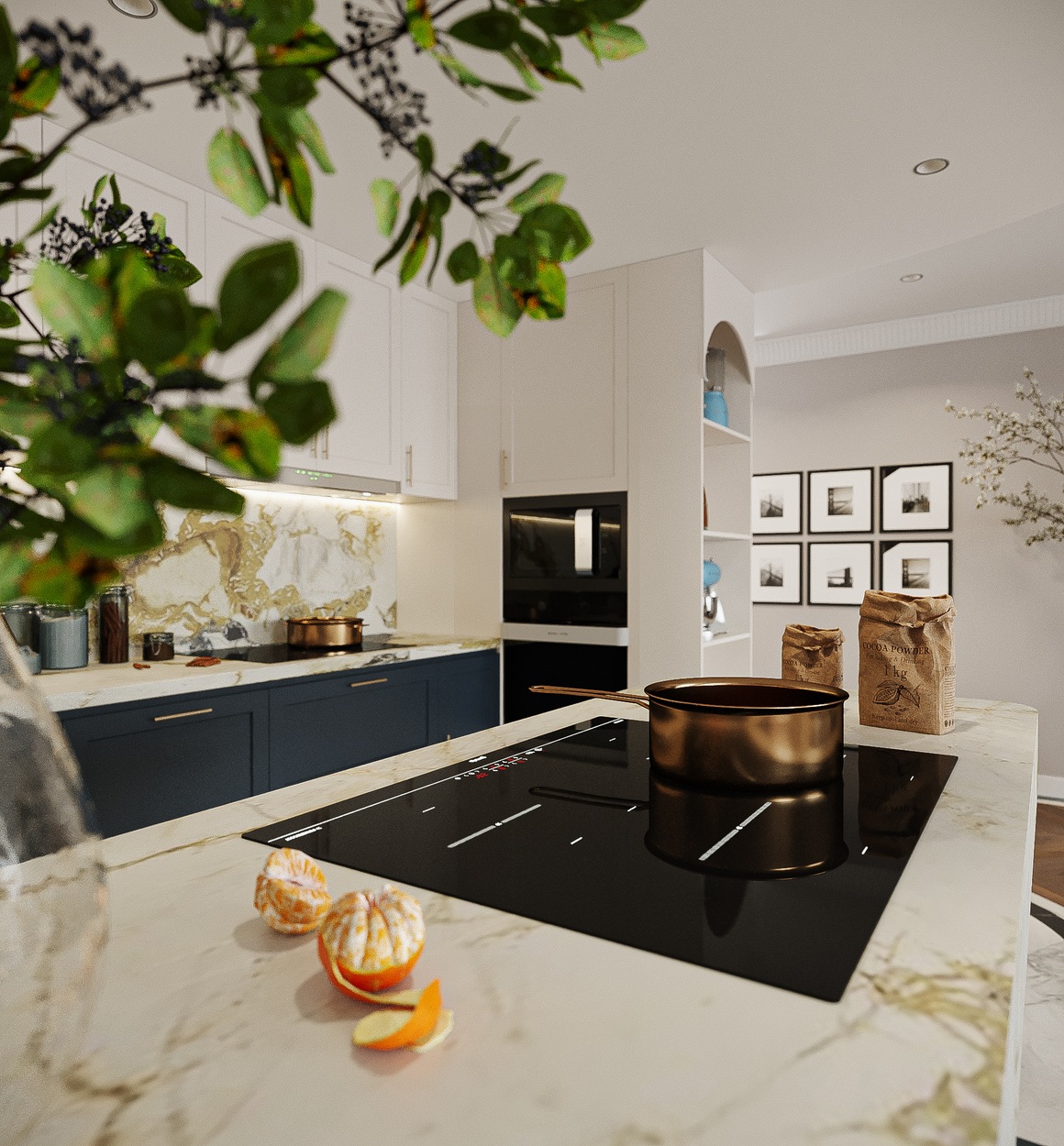 Bên trong căn hộ 240 m2 với nội thất phong cách Modern Classic, nhìn là mê - 6 Bên trong căn hộ 240 m2 với nội thất phong cách Modern Classic, nhìn là mê - 6