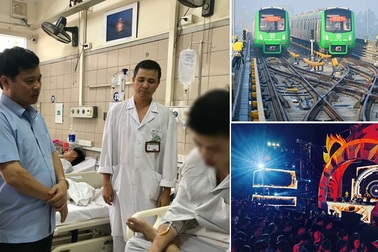 Phó Chủ tịch Hà Nội thăm thanh niên sốc ma túy, tàu đường sắt trên cao lần đầu lăn bánh