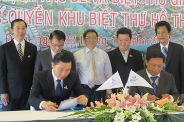 Đất Xanh phân phối độc quyền khu biệt thự Hồ Thiên Nga