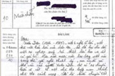 Bạn đọc nói gì về Bài văn điểm 10?