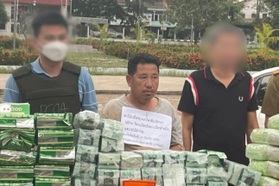 Cảnh sát mật phục, vây bắt người đàn ông vận chuyển hơn 200kg ma túy