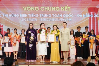 Thí sinh đến từ Lào Cai đạt giải Nhất cuộc thi hùng biện tiếng Trung 2025