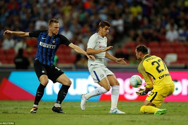 Morata gây thất vọng, Chelsea gục ngã trước Inter