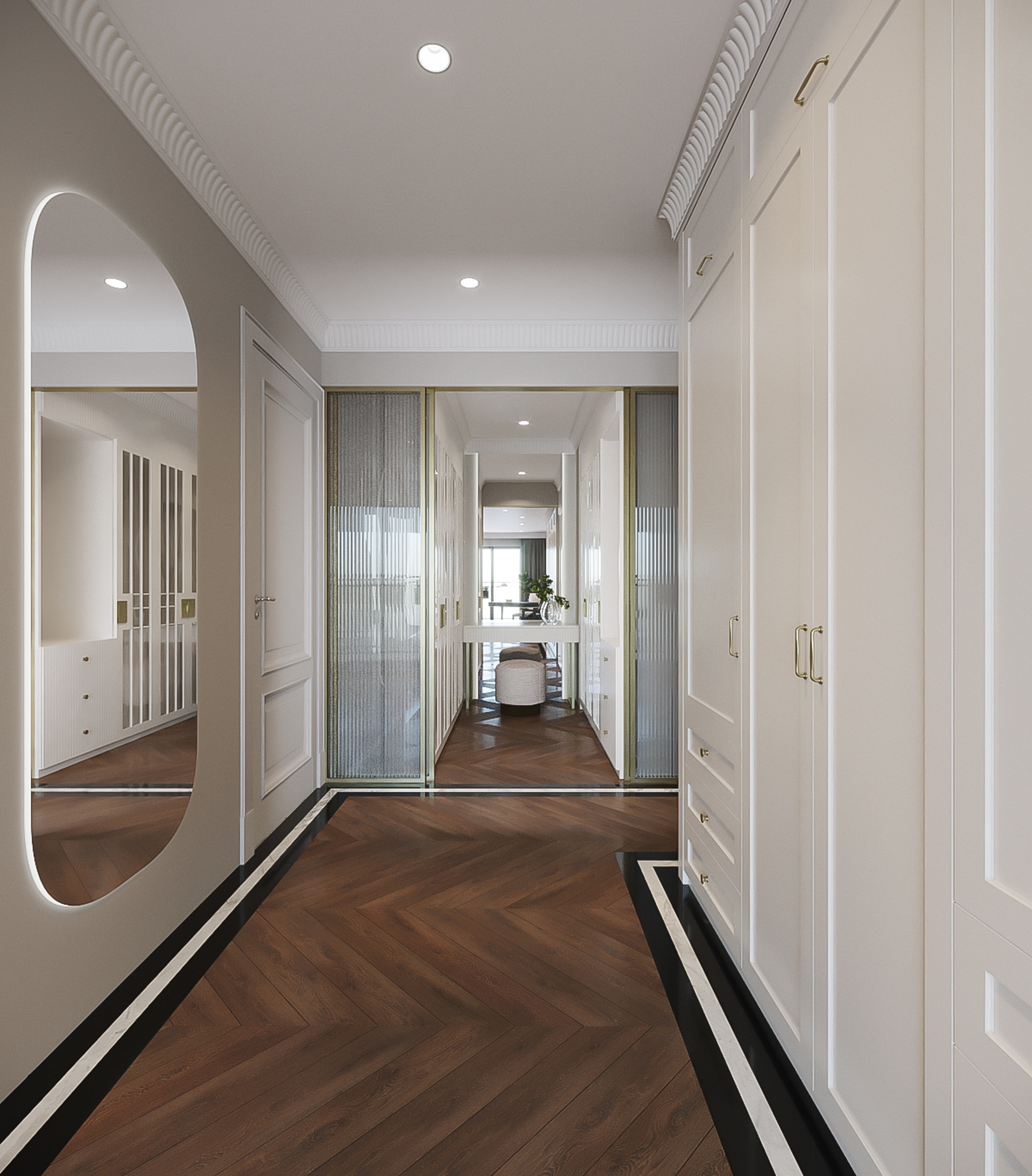 Bên trong căn hộ 240 m2 với nội thất phong cách Modern Classic, nhìn là mê - 8 Bên trong căn hộ 240 m2 với nội thất phong cách Modern Classic, nhìn là mê - 8