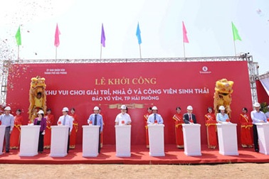 Khởi công dự án sinh thái 19 nghìn tỉ đồng tại đảo Vũ Yên