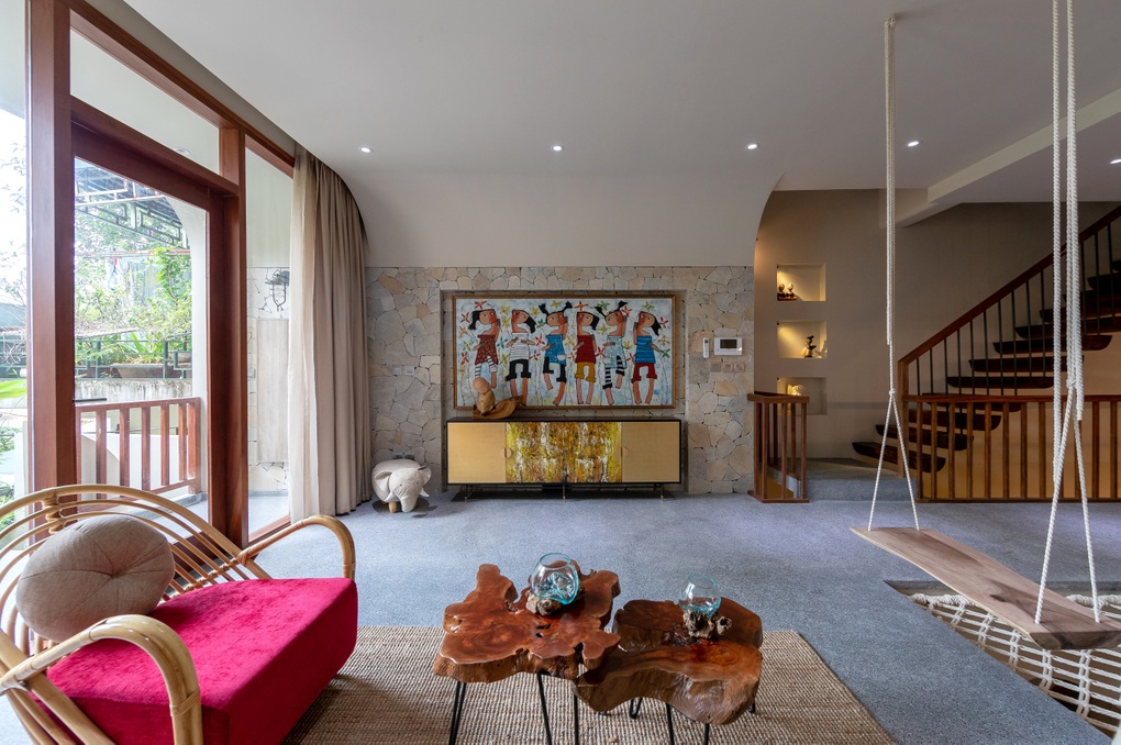 Độc đáo nhà không vách ngăn ở Hà Nội, giúp gia chủ tiết kiệm điện năng - 7