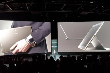 Samsung ra mắt máy tính bảng Galaxy Tab S màn hình siêu nét