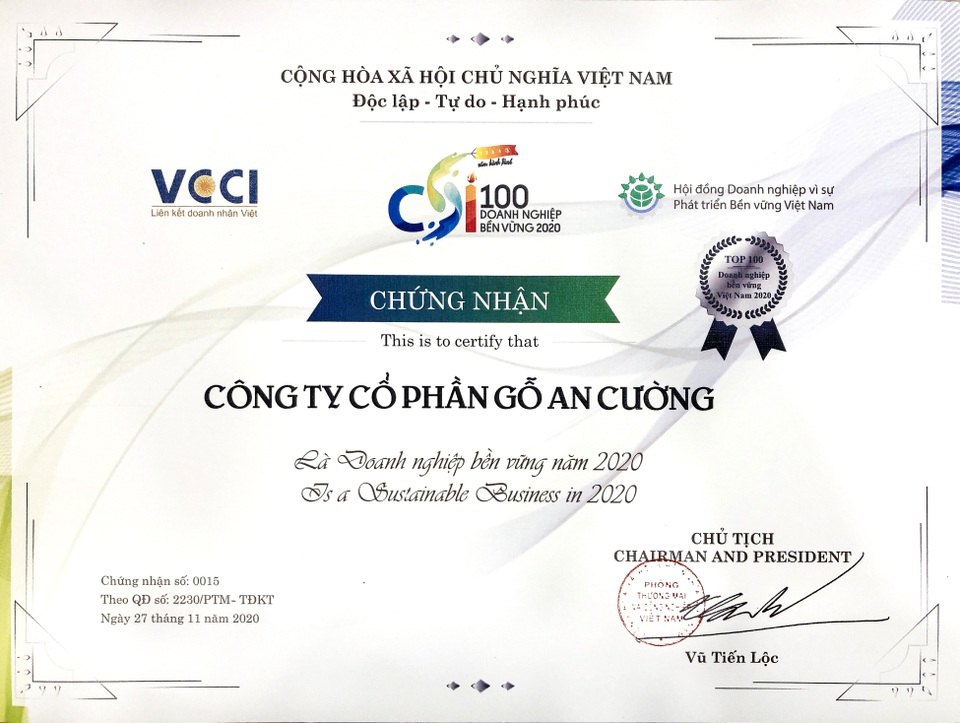 Gỗ An Cường - khẳng định vị thế trong ngành vật liệu nội thất Việt - 5 Gỗ An Cường - khẳng định vị thế trong ngành vật liệu nội thất Việt - 5