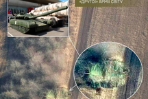 Ukraine nói Nga sử dụng xe tăng mồi nhử để tung hỏa mù ở chiến trường