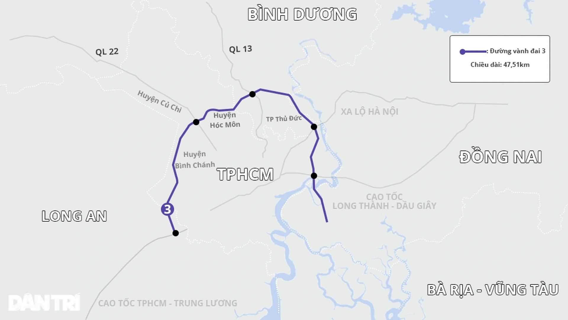 Hiện trạng đường vành đai 3 qua các quận, huyện ở TPHCM - 14 Hiện trạng đường vành đai 3 qua các quận, huyện ở TPHCM - 14