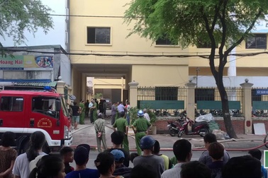 Cháy ở trụ sở Liên đoàn bản đồ địa chất miền Nam