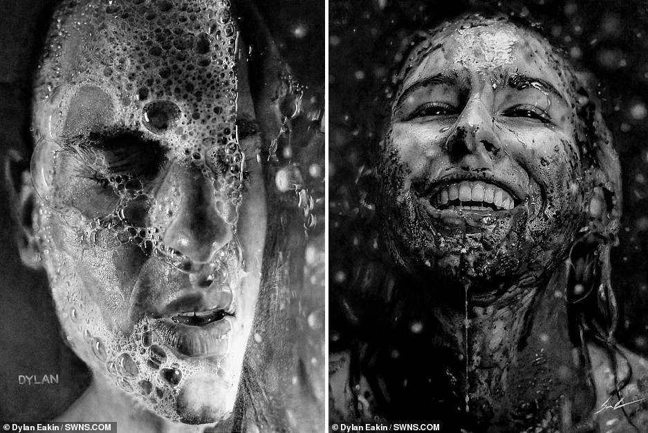 Sửng sốt trước những bức vẽ bằng... than củi - 5