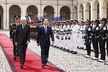 Lễ đón chính thức Chủ tịch nước Võ Văn Thưởng thăm cấp nhà nước tới Italy