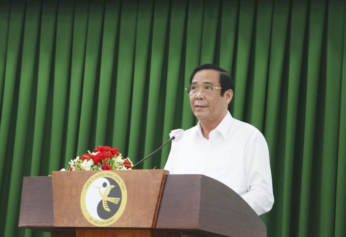 Ông Nguyễn Thanh Bình, Chủ tịch Trung ương Hội NCT Việt Nam phát biểu chỉ đạo Hội nghị.