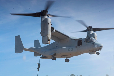 Rơi máy bay quân sự Mỹ nghi chở vật liệu hạt nhân