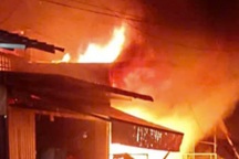 Cháy nhà giữa đêm, bé 9 tuổi tử vong