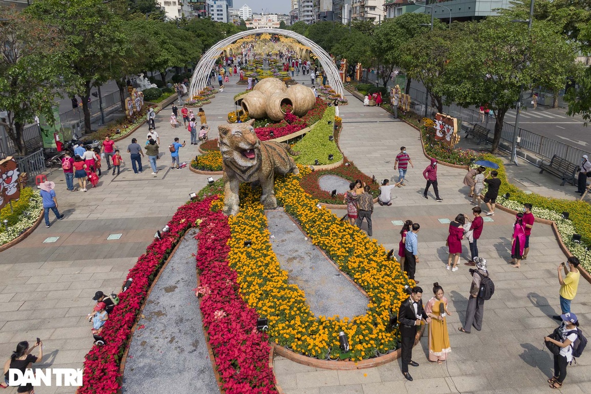 Giới trẻ nô nức tham quan Đường hoa Nguyễn Huệ trong ngày đầu mở cửa - 3 Giới trẻ nô nức tham quan Đường hoa Nguyễn Huệ trong ngày đầu mở cửa - 3