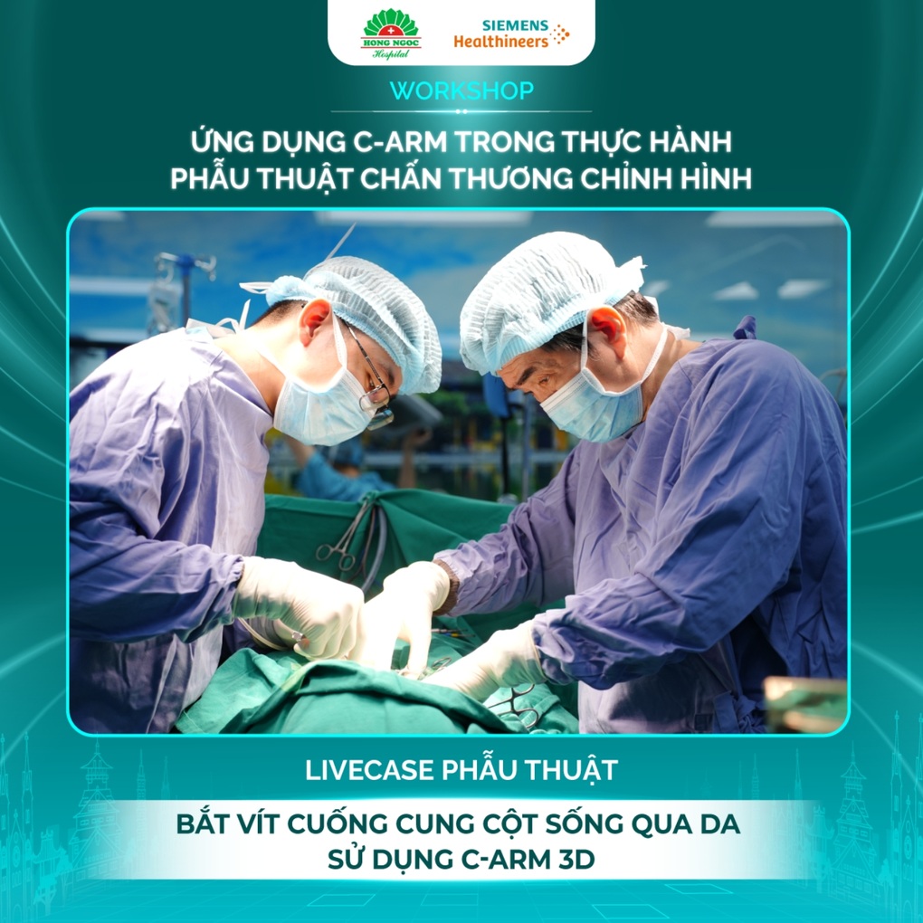 Bệnh viện Hồng Ngọc hợp tác quốc tế ứng dụng C-arm trong phẫu thuật chấn thương chỉnh hình - 4 Bệnh viện Hồng Ngọc hợp tác quốc tế ứng dụng C-arm trong phẫu thuật chấn thương chỉnh hình - 4