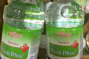 Thu hồi lô nước muối sinh lý Vĩnh Phúc không đạt chất lượng