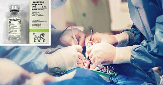 Nguy cơ thiếu thuốc Protamin sulfat dùng để phẫu thuật tim.