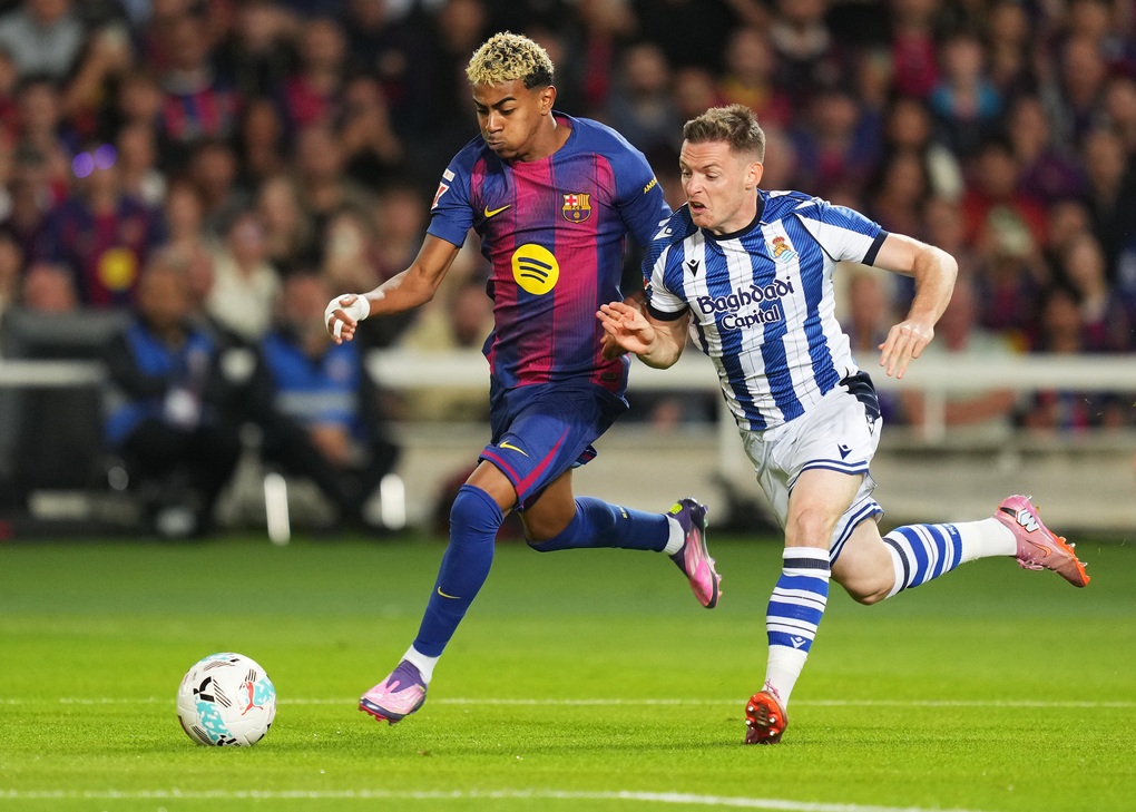 Lamine Yamal tái xuất, Barcelona chiếm ngôi đầu bảng của Real Madrid - 1 Lamine Yamal tái xuất, Barcelona chiếm ngôi đầu bảng của Real Madrid - 1