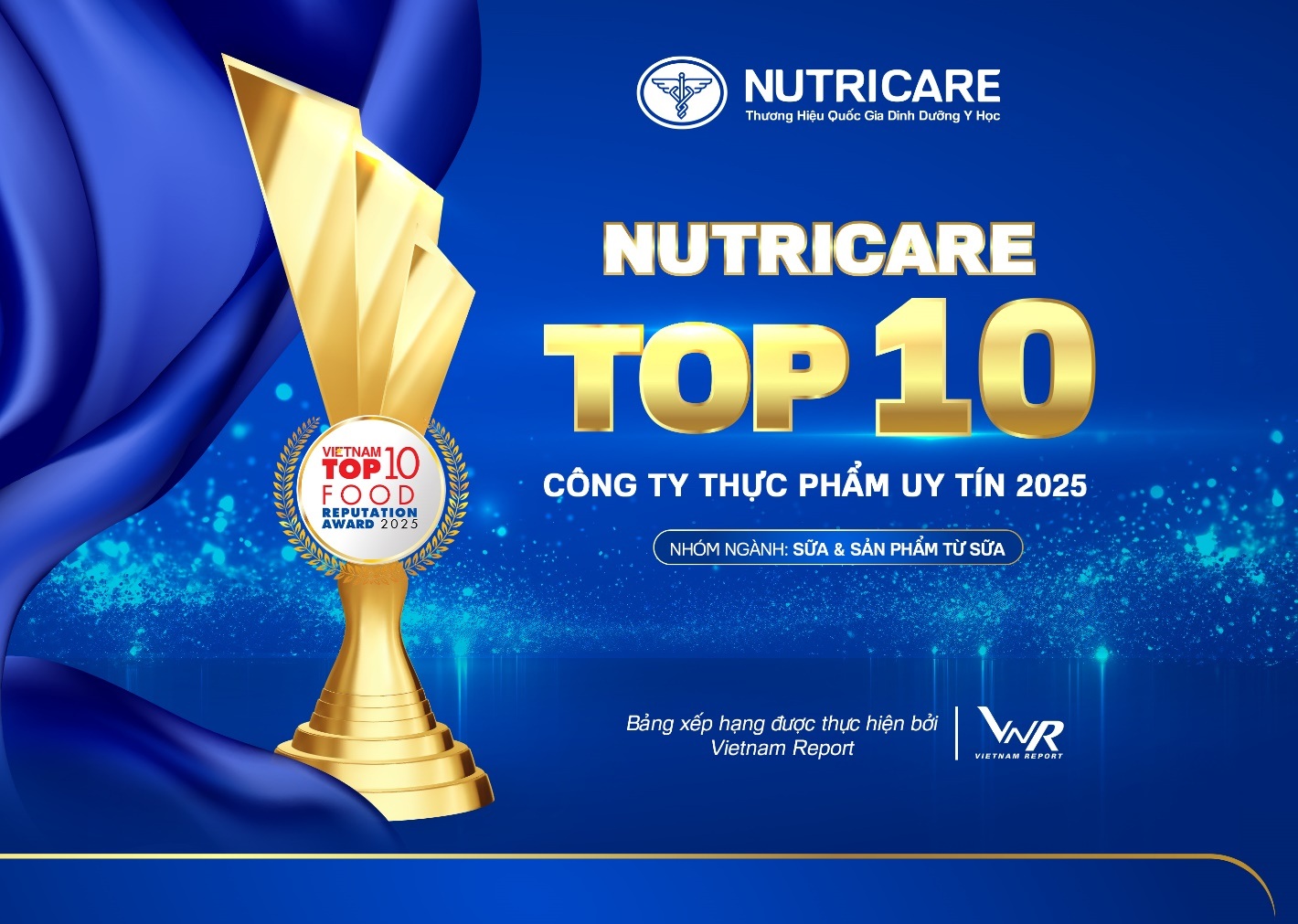 Nutricare thăng hạng trong Top 10 công ty thực phẩm uy tín 2025 - 1