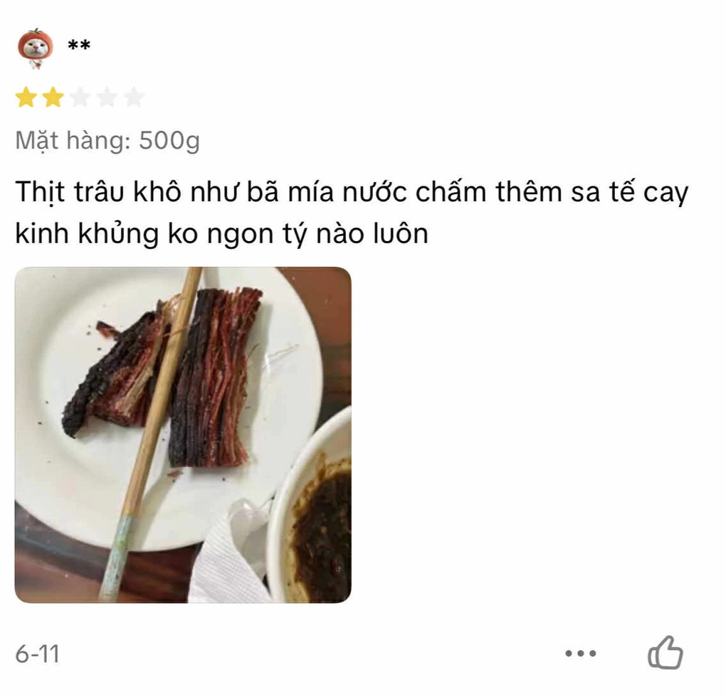 Thịt trâu gác bếp giá rẻ giật mình: Quảng cáo đặc sản, khách ăn như bã mía - 2 Thịt trâu gác bếp giá rẻ giật mình: Quảng cáo đặc sản, khách ăn như bã mía - 2