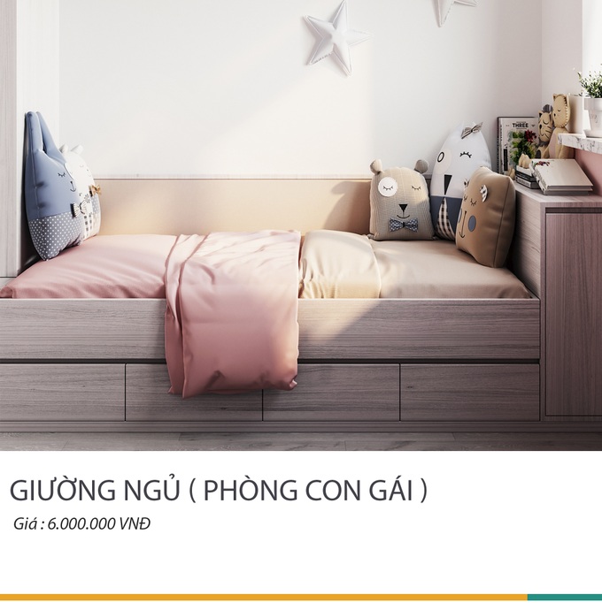 Tư vấn thiết kế cải tạo căn hộ chung cư diện tích 55m² với tổng chi phí 116 triệu đồng - Ảnh 12.