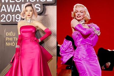 Chi Pu trở thành tân “nữ hoàng thảm đỏ” khi cosplay minh tinh Marilyn Monroe