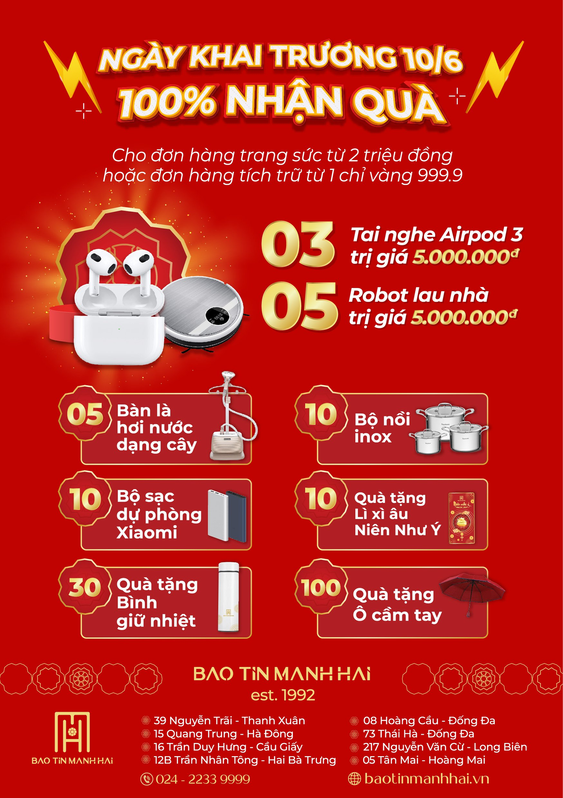 Bảo Tín Mạnh Hải khai trương cửa hàng mới tại 12B Trần Nhân Tông - Hà Nội - 5 Bảo Tín Mạnh Hải khai trương cửa hàng mới tại 12B Trần Nhân Tông - Hà Nội - 5