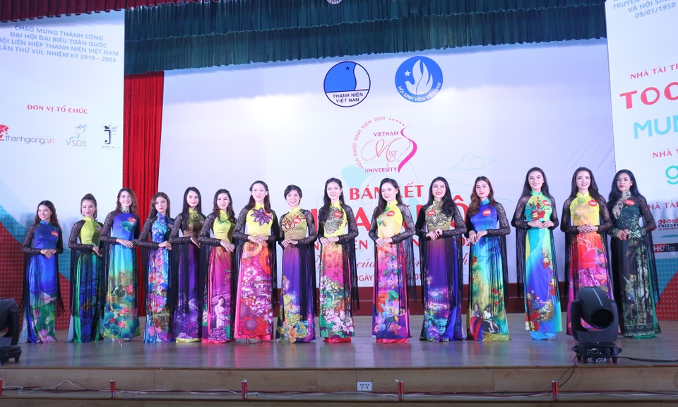 Nhan sắc nữ sinh tại vòng Bán kết miền bắc Hoa khôi Sinh viên Việt Nam - 1 Nhan sắc nữ sinh tại vòng Bán kết miền bắc Hoa khôi Sinh viên Việt Nam - 1