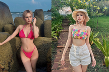 Vợ streamer giàu nhất Việt Nam chăm khoe eo thon, dáng nóng bỏng