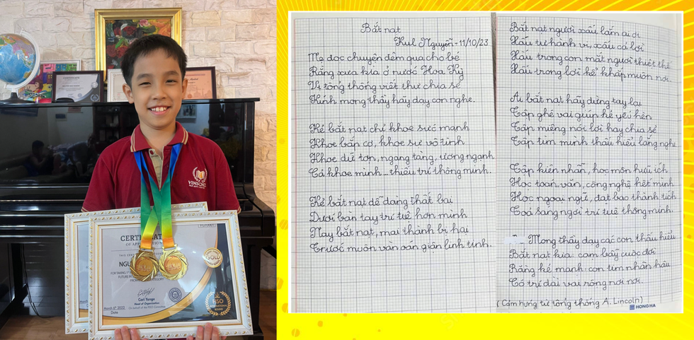 Cậu bé tuổi Thìn gây bão mạng, lớp 4 đã có thơ được đưa vào sách giáo viên - 3 Cậu bé tuổi Thìn gây bão mạng, lớp 4 đã có thơ được đưa vào sách giáo viên - 3