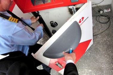 Trụ ATM bị trộm “viếng thăm”