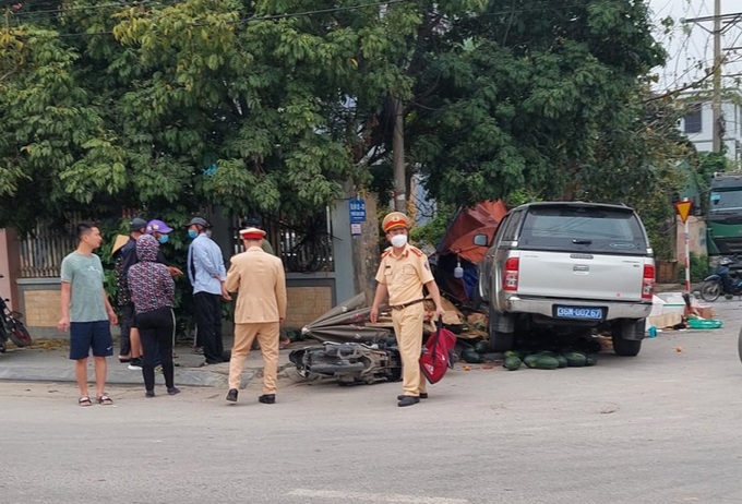 Hiện trường vụ tai nạn