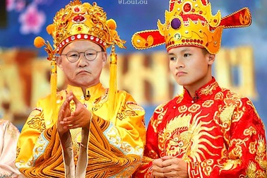 Khi các tuyển thủ Việt Nam "đóng" Táo quân, không ngờ lại hợp vai tới vậy