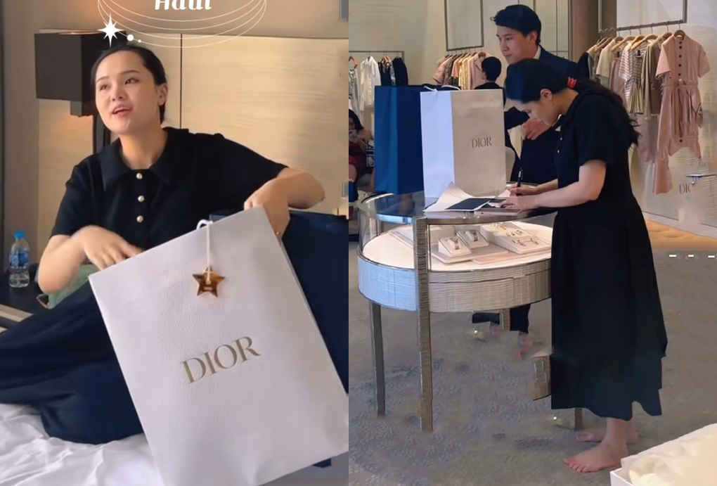 Vợ cầu thủ Duy Mạnh đi chân trần mua đồ Dior 200 triệu đồng - 1 Vợ cầu thủ Duy Mạnh đi chân trần mua đồ Dior 200 triệu đồng - 1
