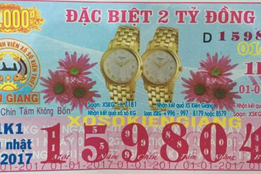 Vé số truyền thống chính thức tăng giải độc đắc lên 2 tỷ đồng